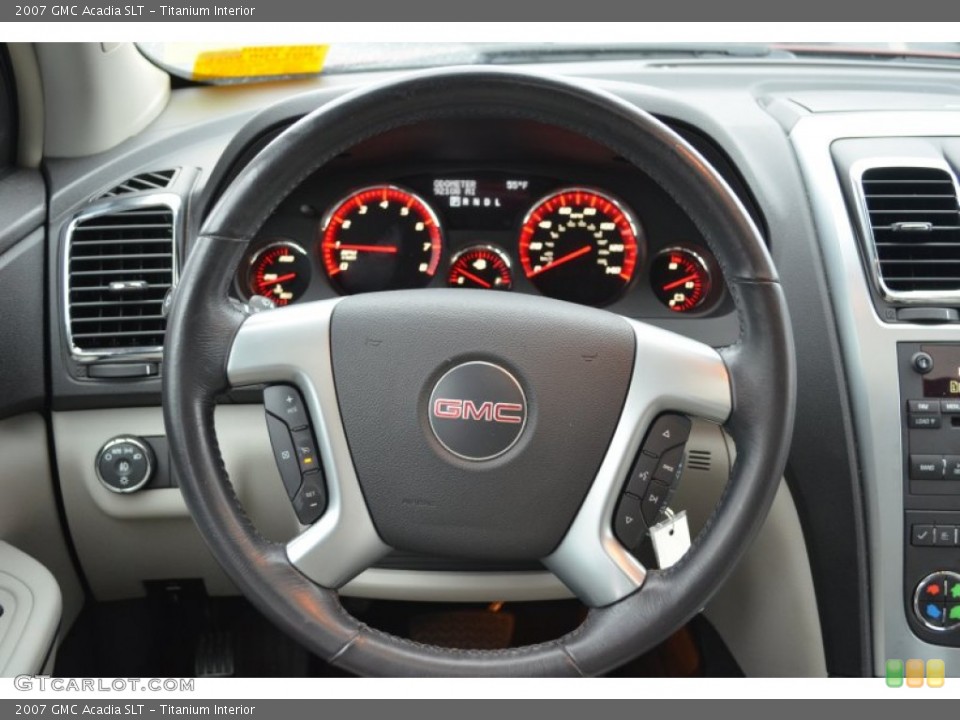 Titanium Interior Steering Wheel for the 2007 GMC Acadia SLT #75957979