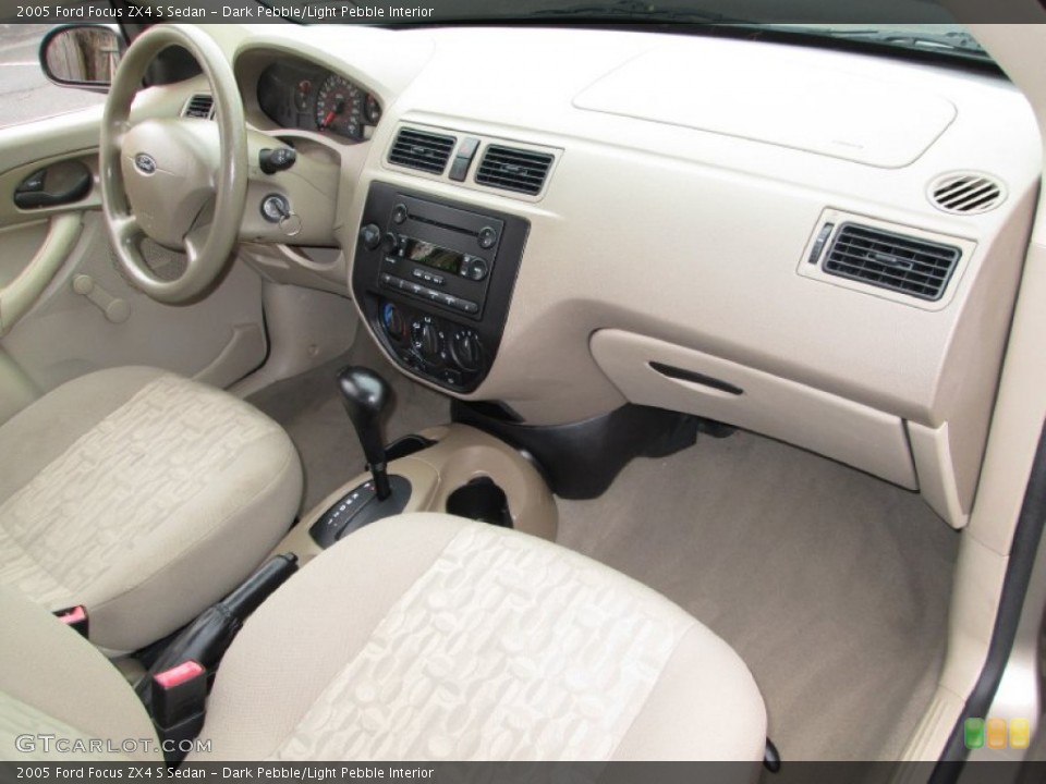 Dark Pebble/Light Pebble Interior Dashboard for the 2005 Ford Focus ZX4 S Sedan #75958113