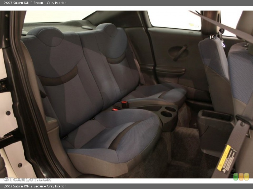 Gray Interior Rear Seat for the 2003 Saturn ION 2 Sedan #75960652