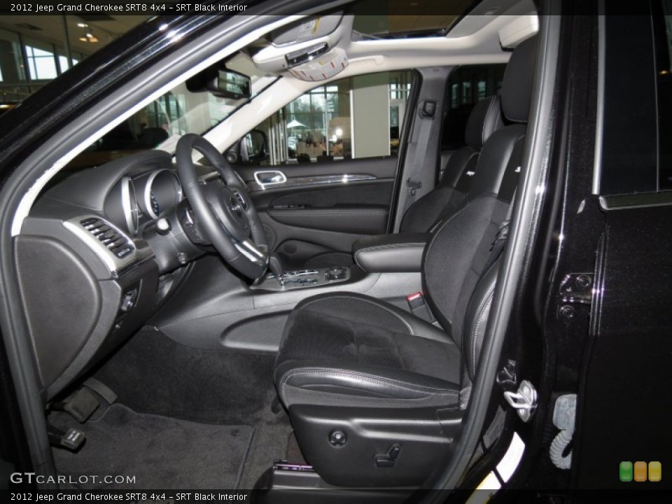 SRT Black Interior Photo for the 2012 Jeep Grand Cherokee SRT8 4x4 #75961289