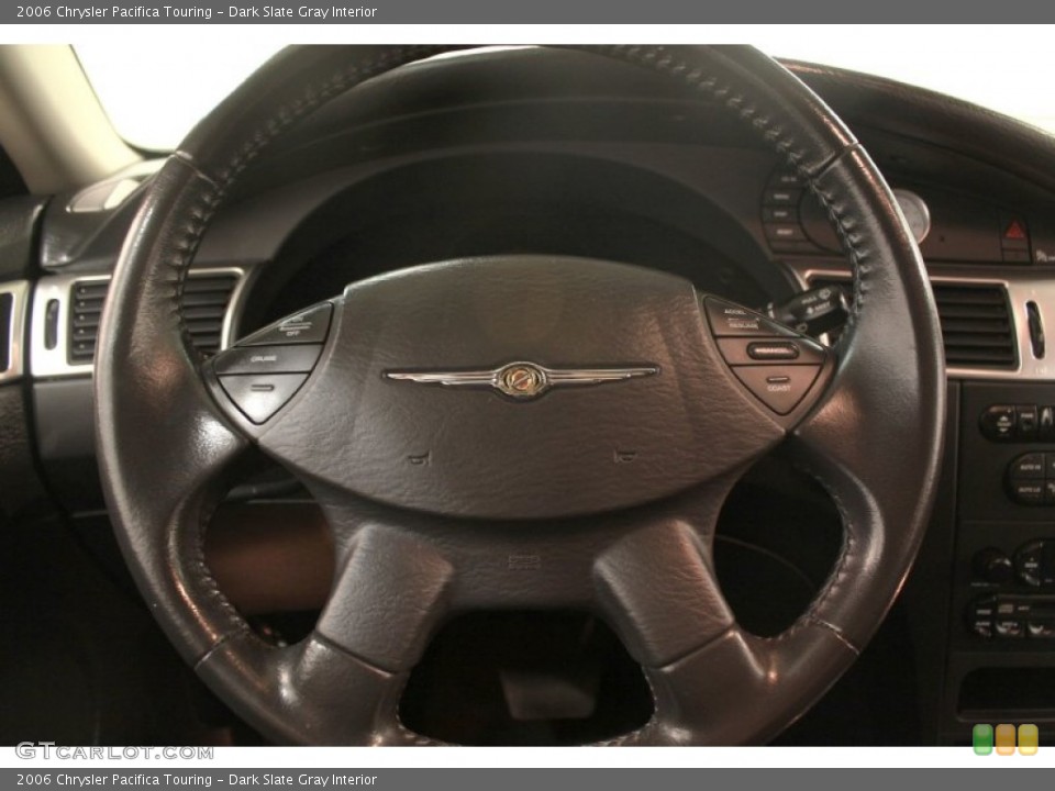 Dark Slate Gray Interior Steering Wheel for the 2006 Chrysler Pacifica Touring #75962035