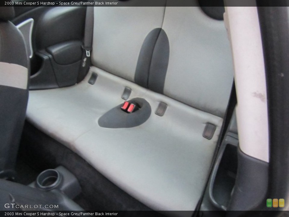 Space Grey/Panther Black Interior Rear Seat for the 2003 Mini Cooper S Hardtop #75964837