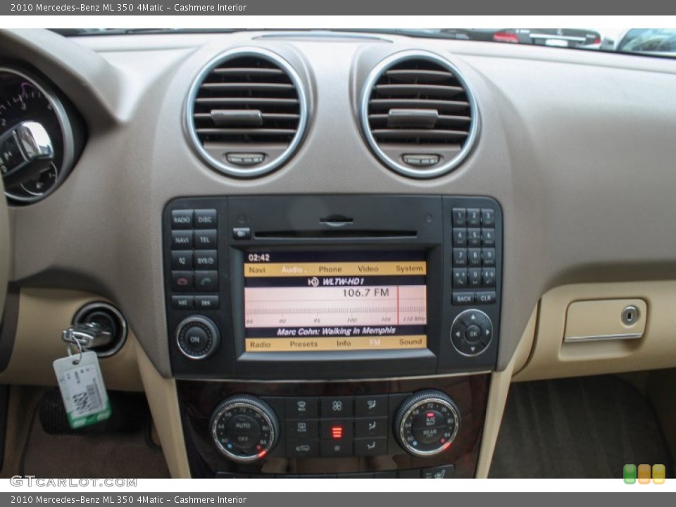 Cashmere Interior Controls for the 2010 Mercedes-Benz ML 350 4Matic #75965059
