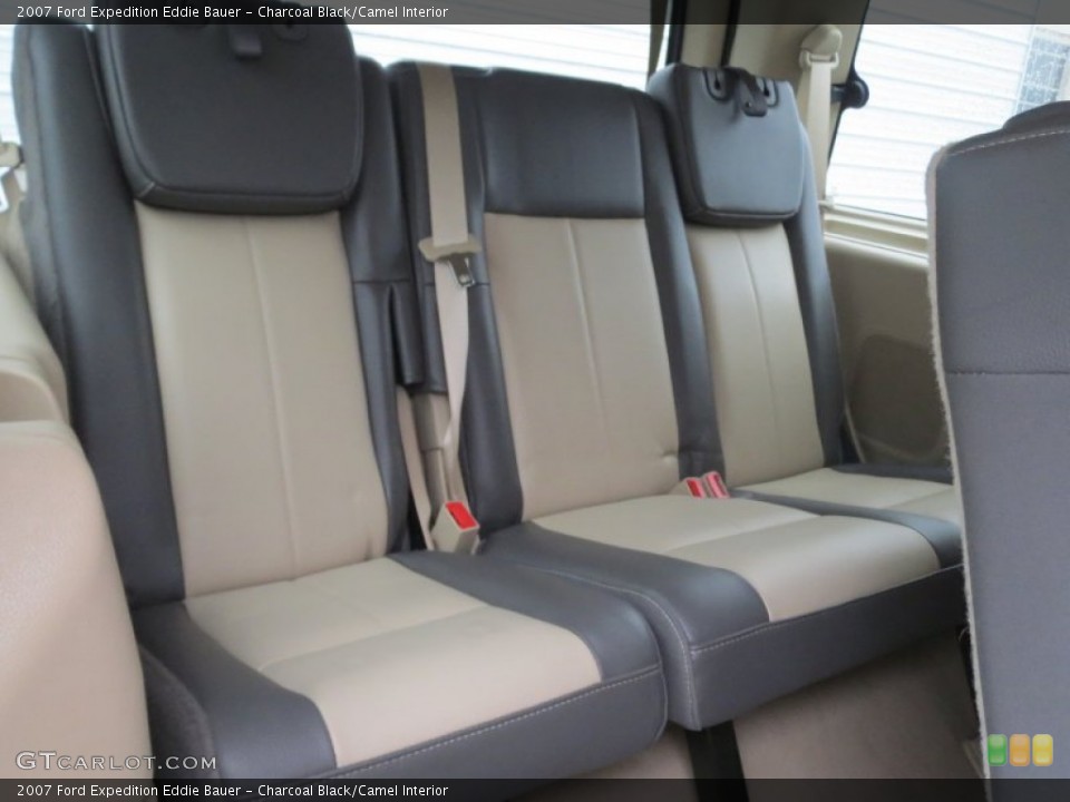 Charcoal Black/Camel Interior Rear Seat for the 2007 Ford Expedition Eddie Bauer #75966205