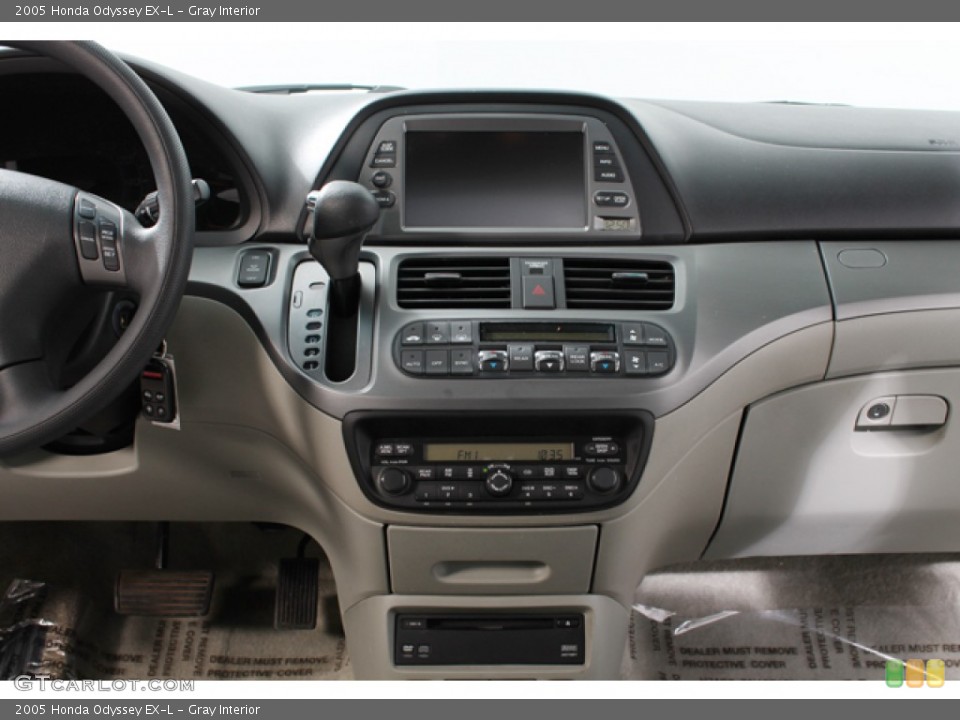 Gray Interior Controls for the 2005 Honda Odyssey EX-L #75967471