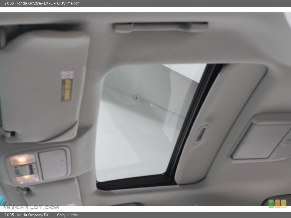 Gray Interior Sunroof for the 2005 Honda Odyssey EX-L #75967726