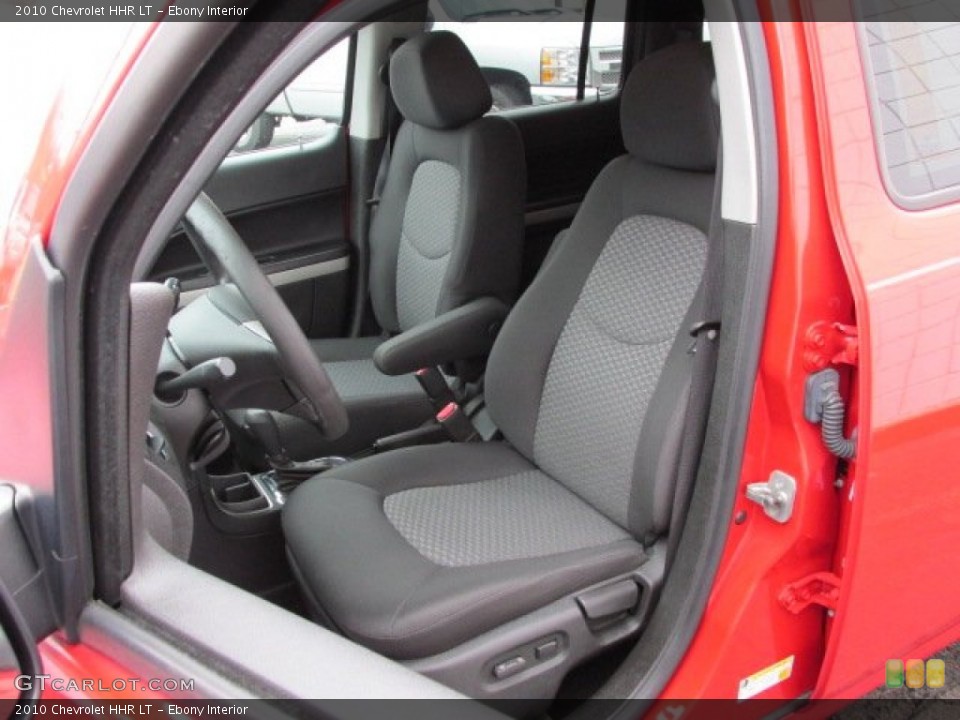 Ebony Interior Front Seat for the 2010 Chevrolet HHR LT #75968596