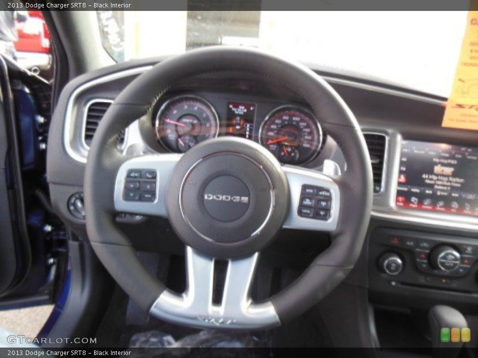 Black Interior Steering Wheel for the 2013 Dodge Charger SRT8 #75969964