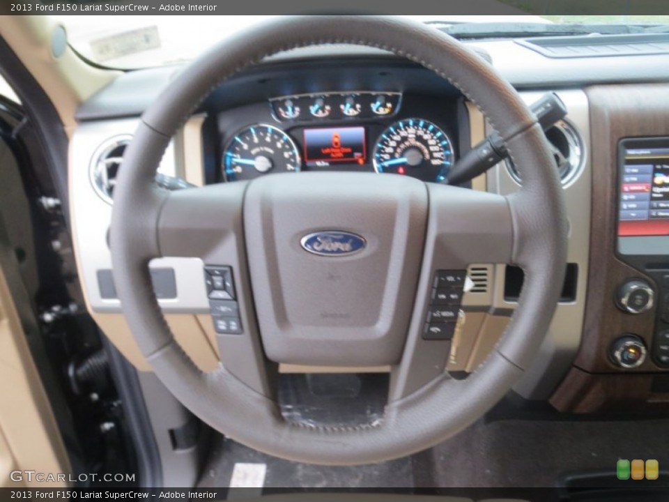 Adobe Interior Steering Wheel for the 2013 Ford F150 Lariat SuperCrew #75970606