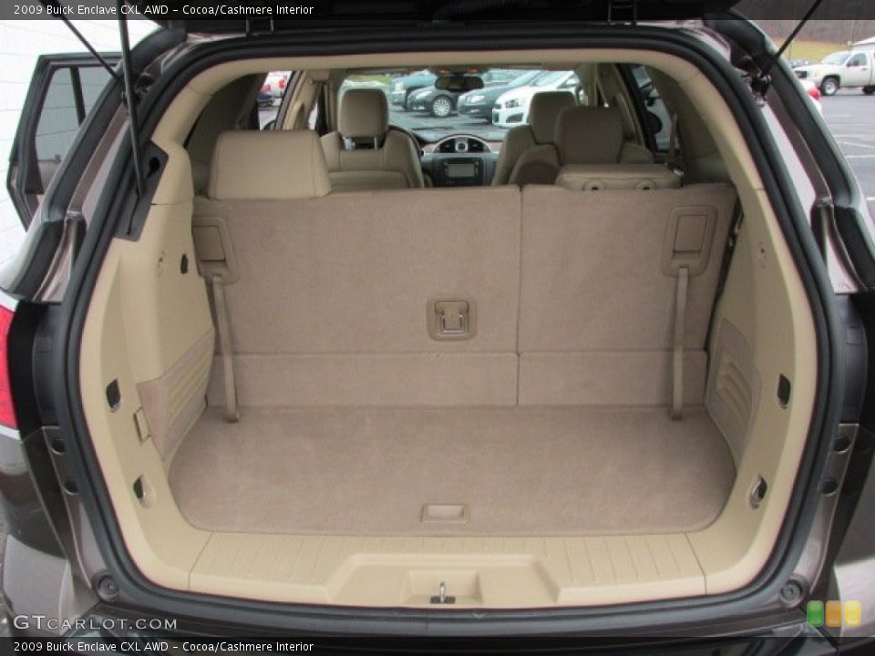Cocoa/Cashmere Interior Trunk for the 2009 Buick Enclave CXL AWD #75971113