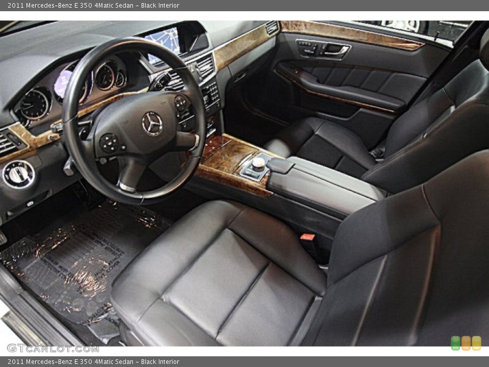 Black Interior Prime Interior for the 2011 Mercedes-Benz E 350 4Matic Sedan #75971245