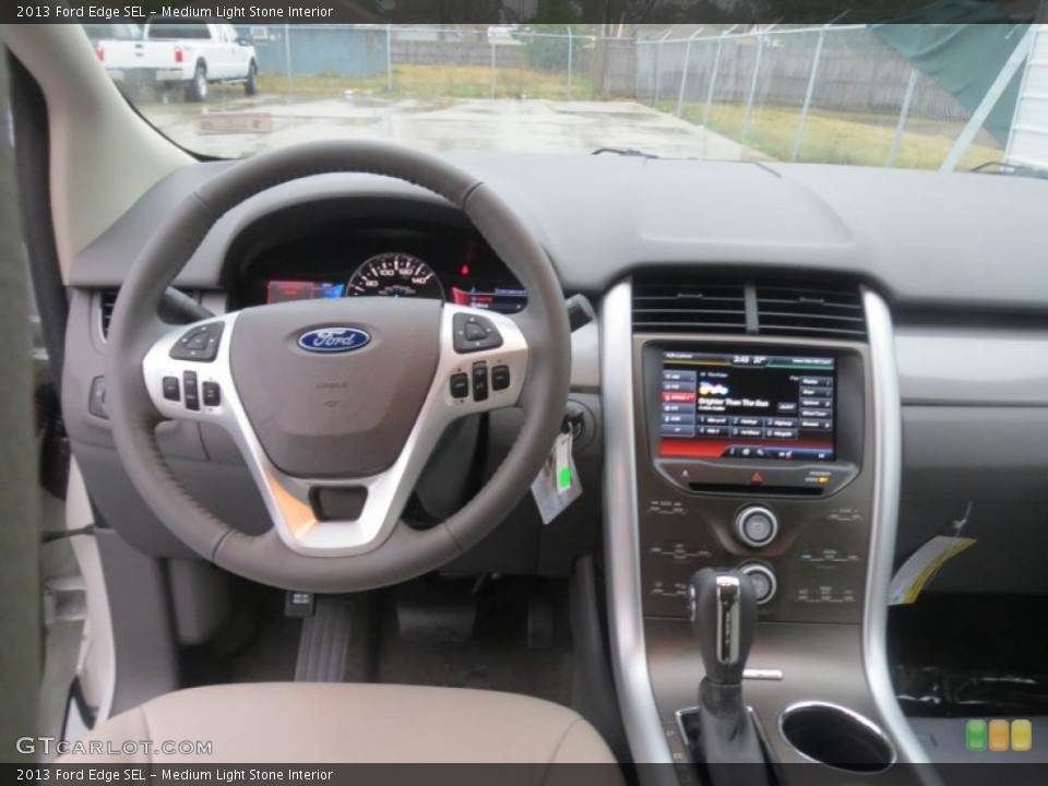 Medium Light Stone Interior Dashboard for the 2013 Ford Edge SEL #75971863