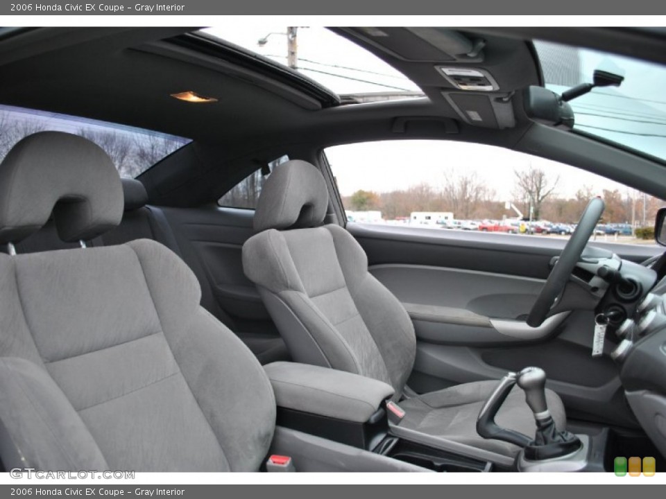 Gray Interior Photo for the 2006 Honda Civic EX Coupe #75974185