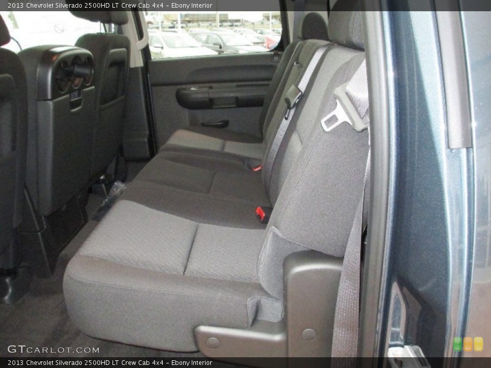 Ebony Interior Rear Seat for the 2013 Chevrolet Silverado 2500HD LT Crew Cab 4x4 #75975235