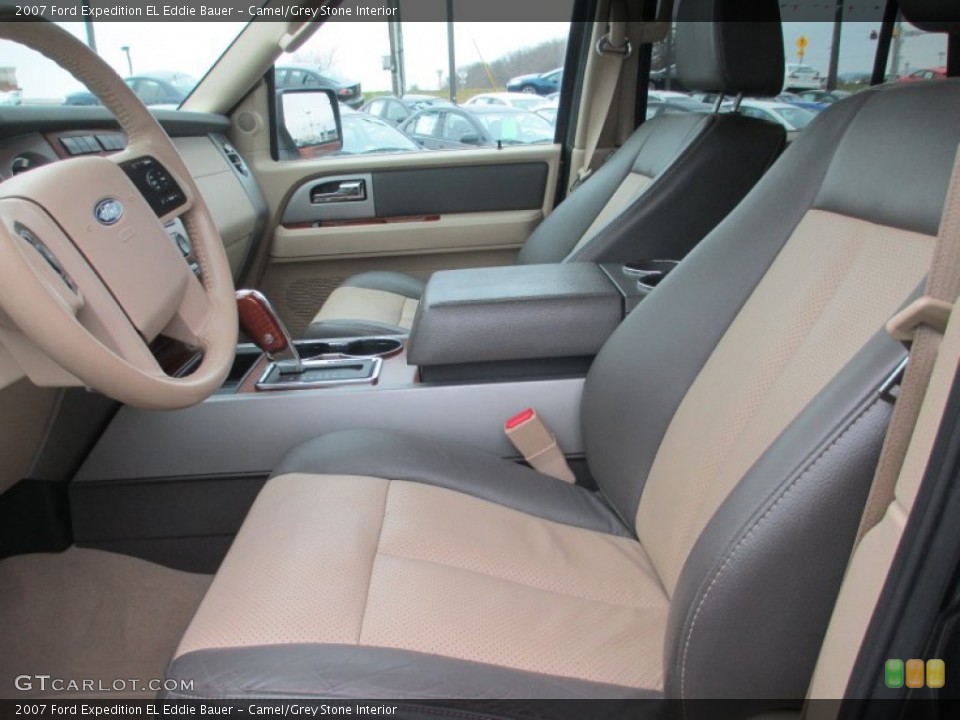Camel/Grey Stone Interior Photo for the 2007 Ford Expedition EL Eddie Bauer #75975376