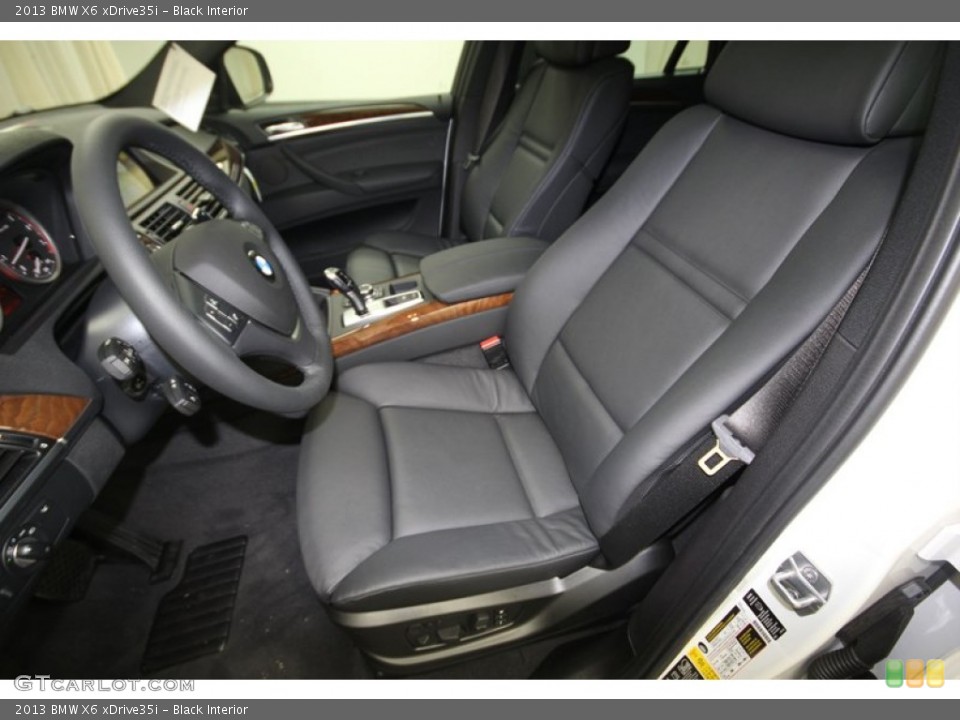 Black Interior Front Seat for the 2013 BMW X6 xDrive35i #75975892