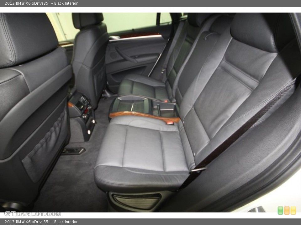 Black Interior Rear Seat for the 2013 BMW X6 xDrive35i #75975937
