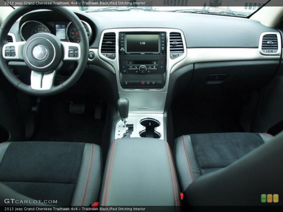 Trailhawk Black/Red Stitching Interior Dashboard for the 2013 Jeep Grand Cherokee Trailhawk 4x4 #75977953