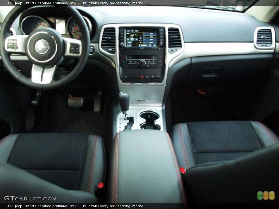 Trailhawk Black/Red Stitching Interior Dashboard for the 2013 Jeep Grand Cherokee Trailhawk 4x4 #75978097