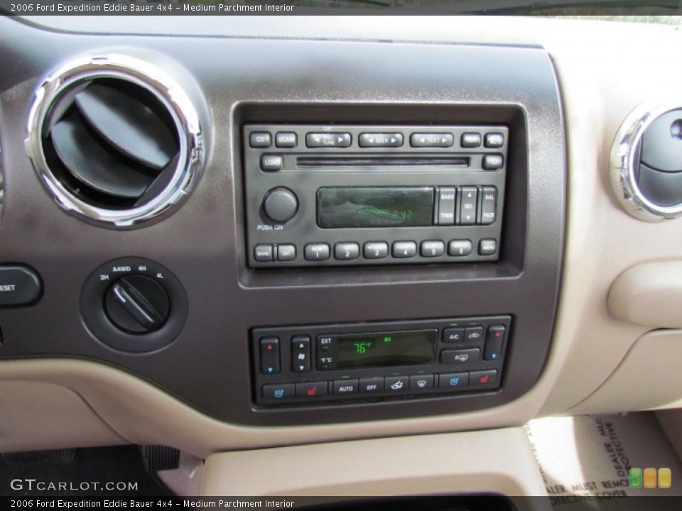 Medium Parchment Interior Controls for the 2006 Ford Expedition Eddie Bauer 4x4 #75979672