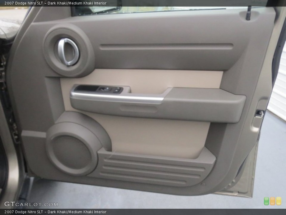 Dark Khaki/Medium Khaki Interior Door Panel for the 2007 Dodge Nitro SLT #75980137