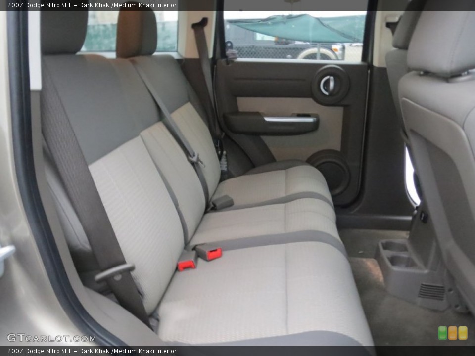 Dark Khaki/Medium Khaki Interior Rear Seat for the 2007 Dodge Nitro SLT #75980194