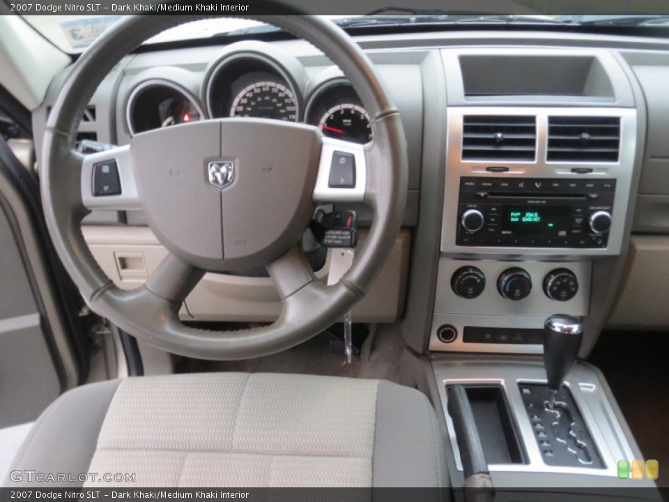 Dark Khaki/Medium Khaki Interior Dashboard for the 2007 Dodge Nitro SLT #75980347