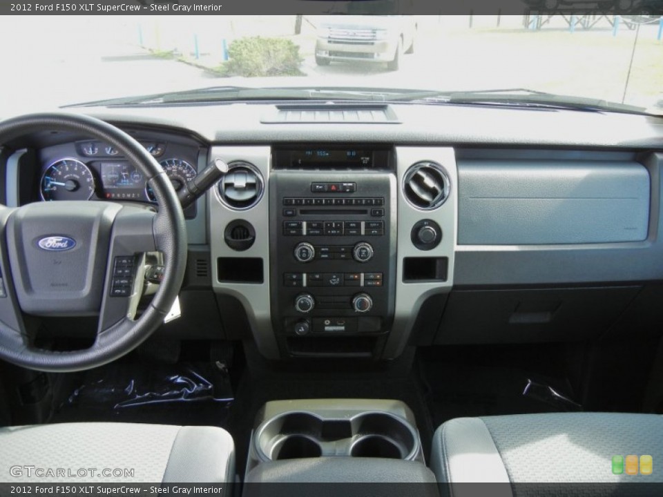 Steel Gray Interior Dashboard for the 2012 Ford F150 XLT SuperCrew #75980374