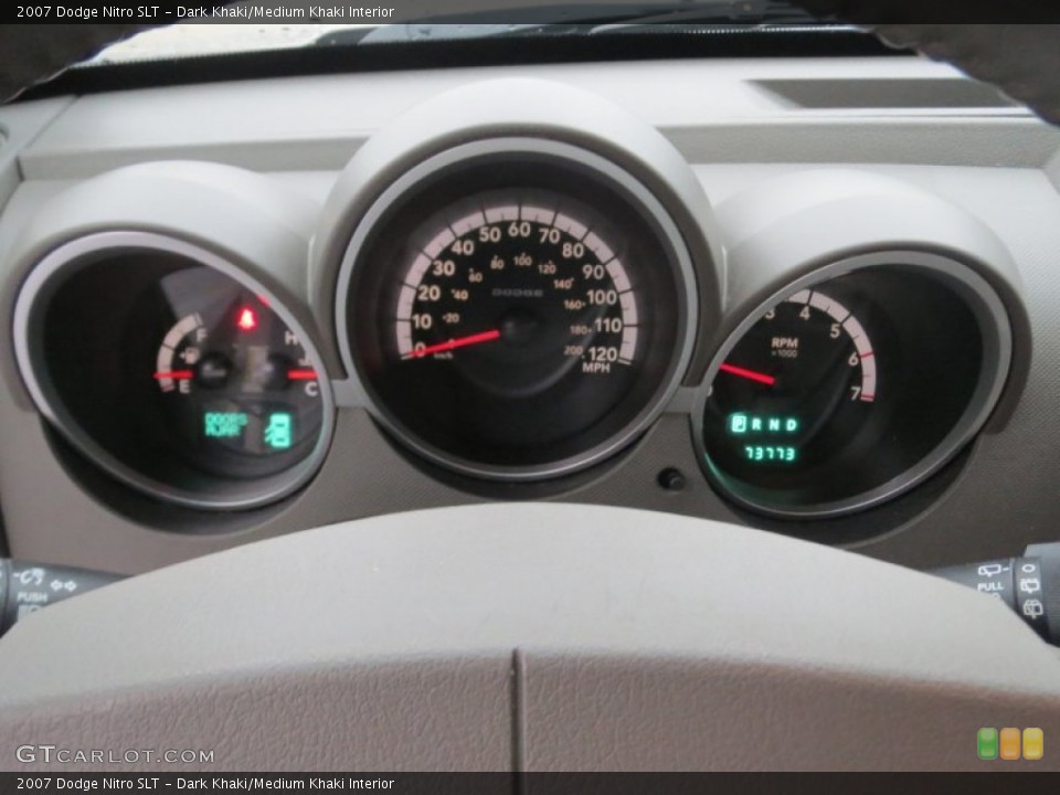 Dark Khaki/Medium Khaki Interior Gauges for the 2007 Dodge Nitro SLT #75980440