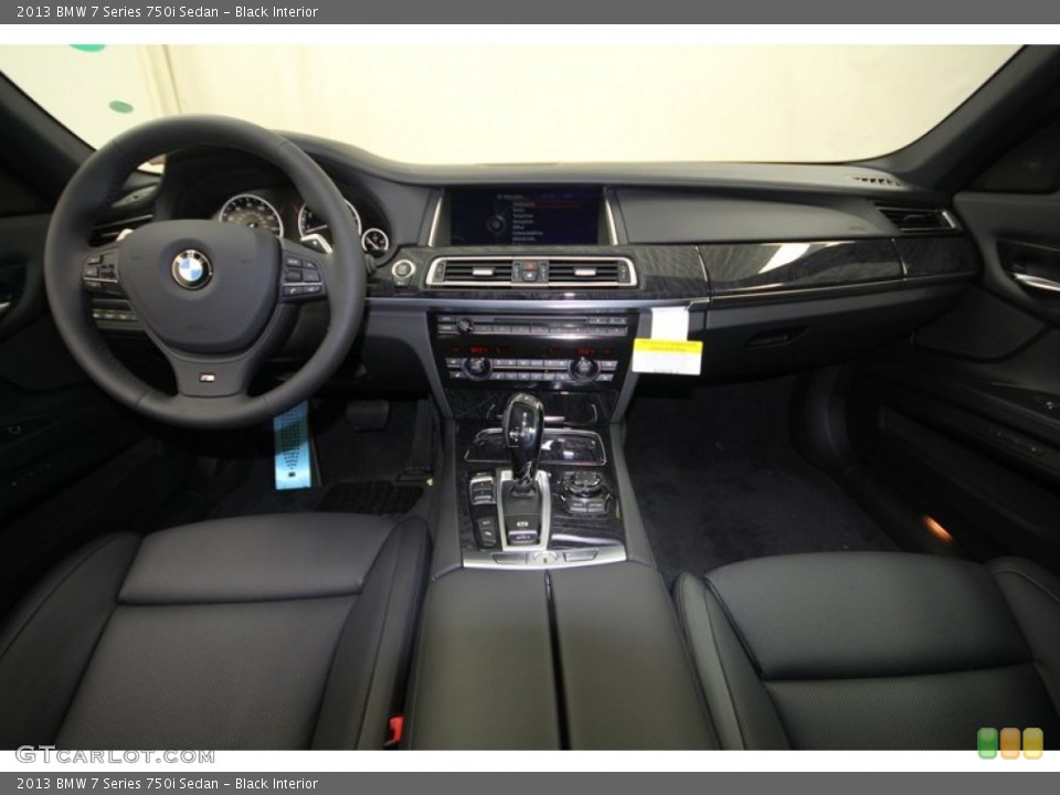 Black Interior Dashboard for the 2013 BMW 7 Series 750i Sedan #75982069