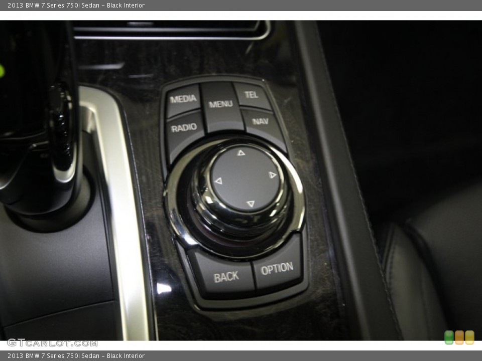 Black Interior Controls for the 2013 BMW 7 Series 750i Sedan #75982360