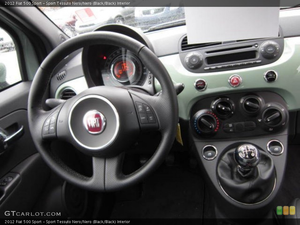 Sport Tessuto Nero/Nero (Black/Black) Interior Dashboard for the 2012 Fiat 500 Sport #75982519