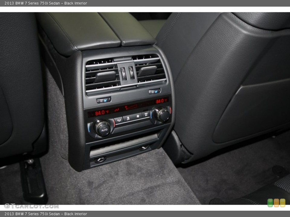 Black Interior Controls for the 2013 BMW 7 Series 750i Sedan #75982549