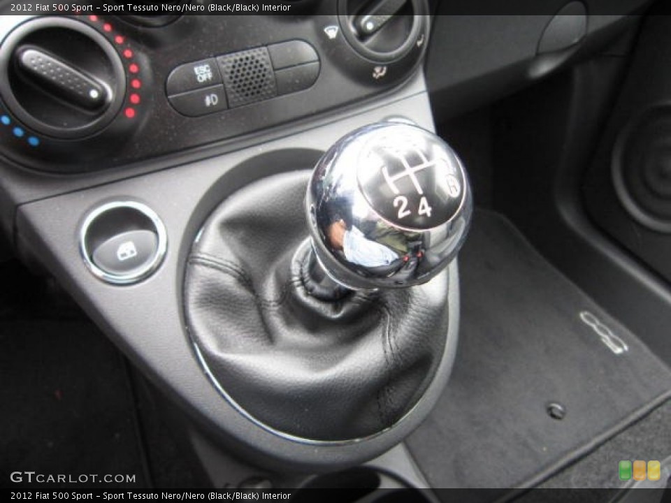 Sport Tessuto Nero/Nero (Black/Black) Interior Transmission for the 2012 Fiat 500 Sport #75982589