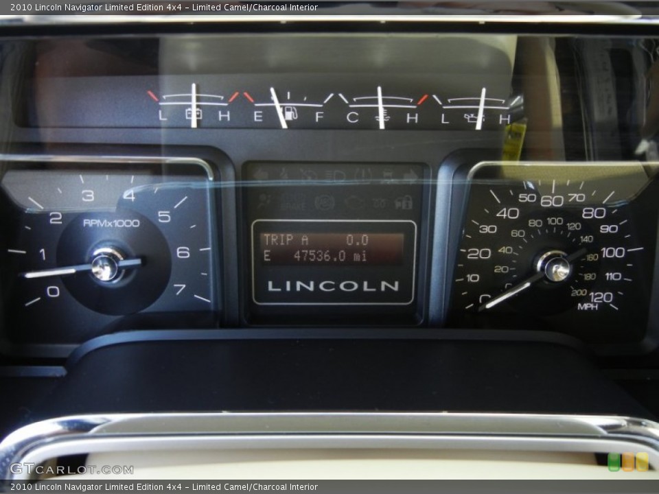 Limited Camel/Charcoal Interior Gauges for the 2010 Lincoln Navigator Limited Edition 4x4 #75982600