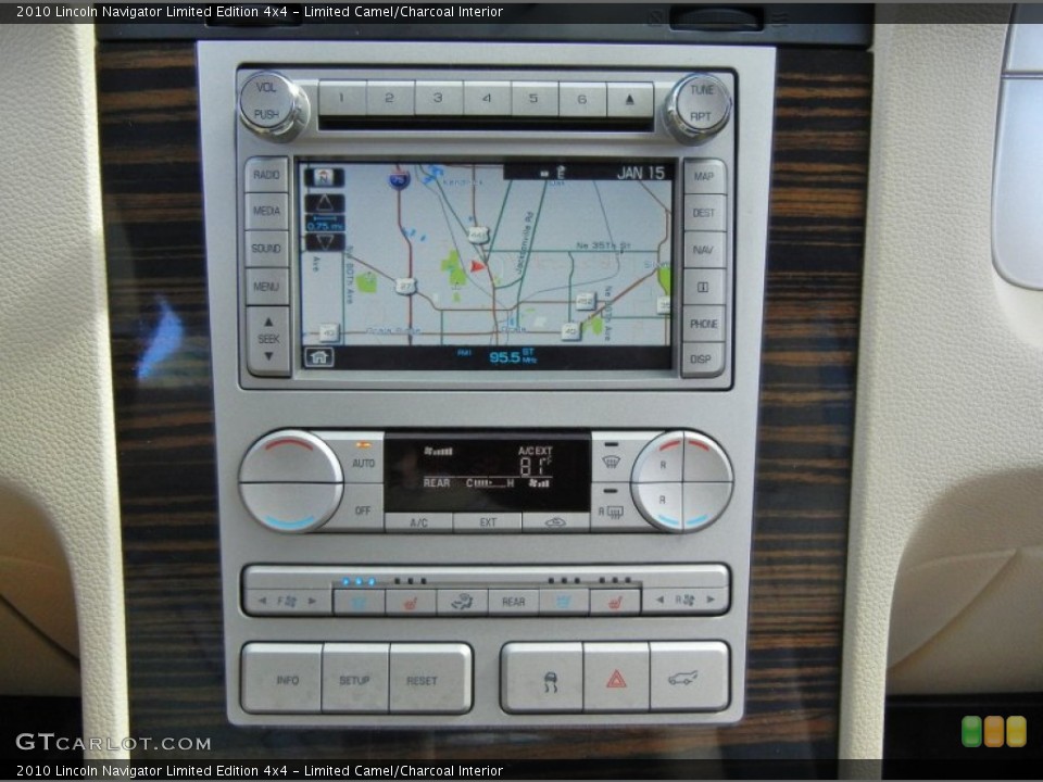Limited Camel/Charcoal Interior Navigation for the 2010 Lincoln Navigator Limited Edition 4x4 #75982618