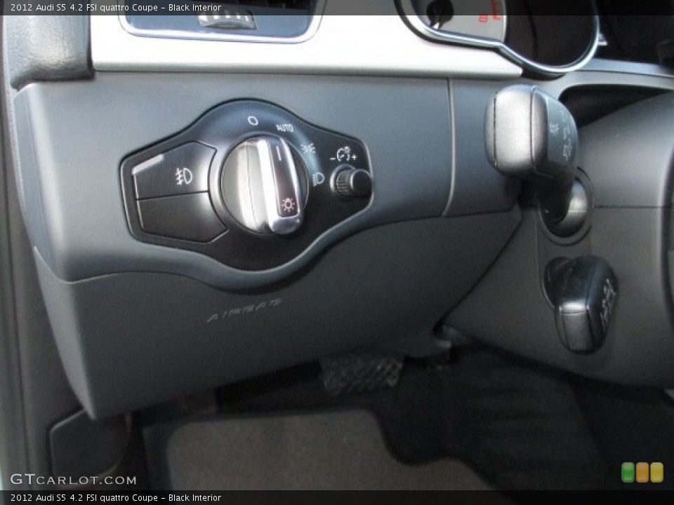 Black Interior Controls for the 2012 Audi S5 4.2 FSI quattro Coupe #75983644