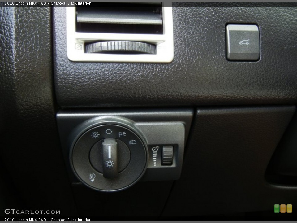 Charcoal Black Interior Controls for the 2010 Lincoln MKX FWD #75984204