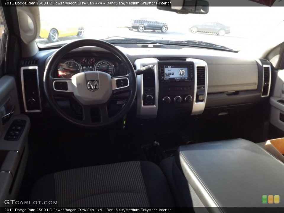 Dark Slate/Medium Graystone Interior Dashboard for the 2011 Dodge Ram 2500 HD Power Wagon Crew Cab 4x4 #75984451