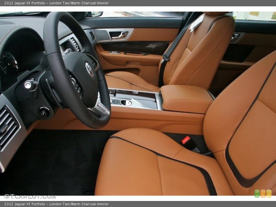 London Tan/Warm Charcoal Interior Photo for the 2012 Jaguar XF Portfolio #75984899