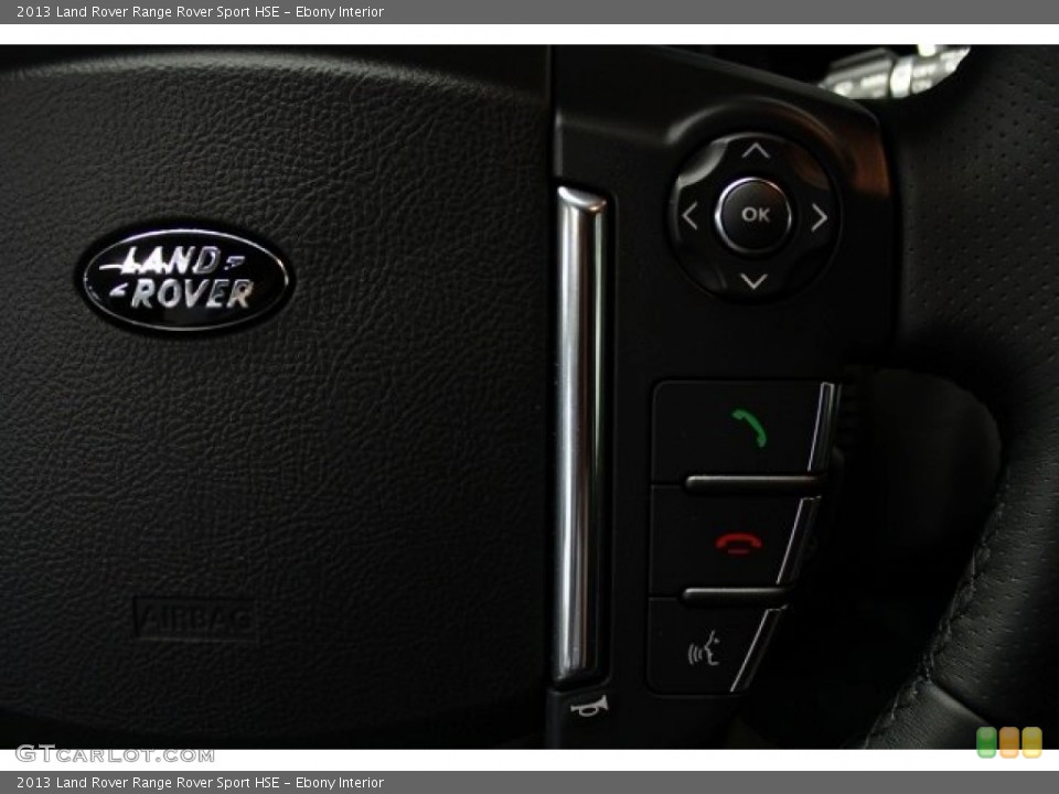 Ebony Interior Controls for the 2013 Land Rover Range Rover Sport HSE #75985000