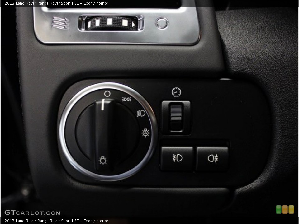 Ebony Interior Controls for the 2013 Land Rover Range Rover Sport HSE #75985036