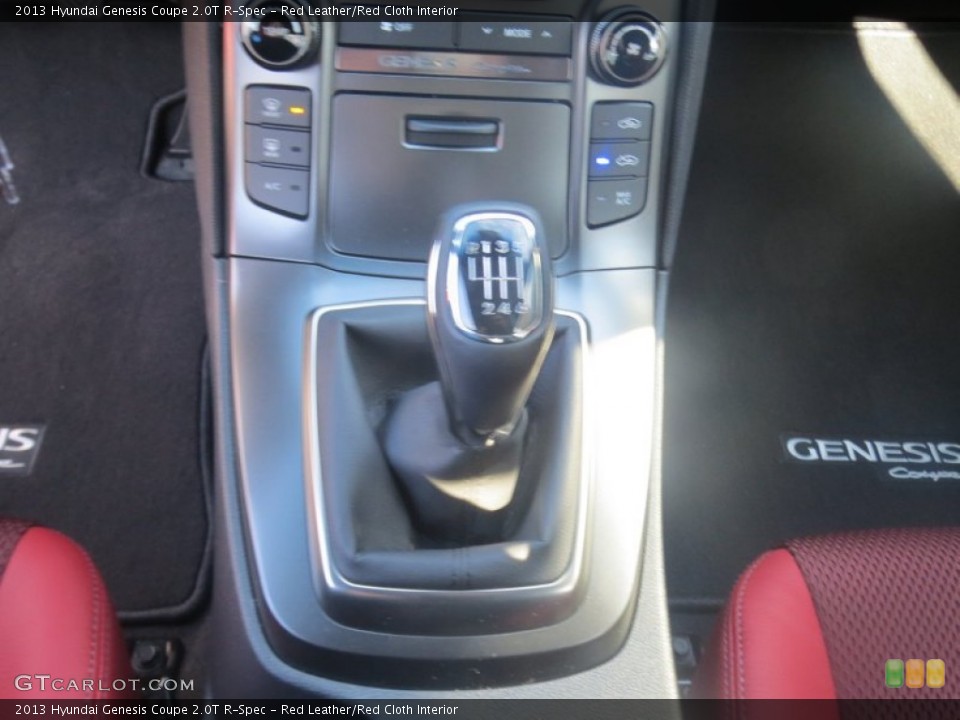 Red Leather/Red Cloth Interior Transmission for the 2013 Hyundai Genesis Coupe 2.0T R-Spec #75986179