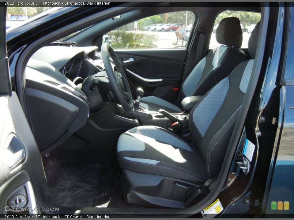 ST Charcoal Black Interior Front Seat for the 2013 Ford Focus ST Hatchback #75986479