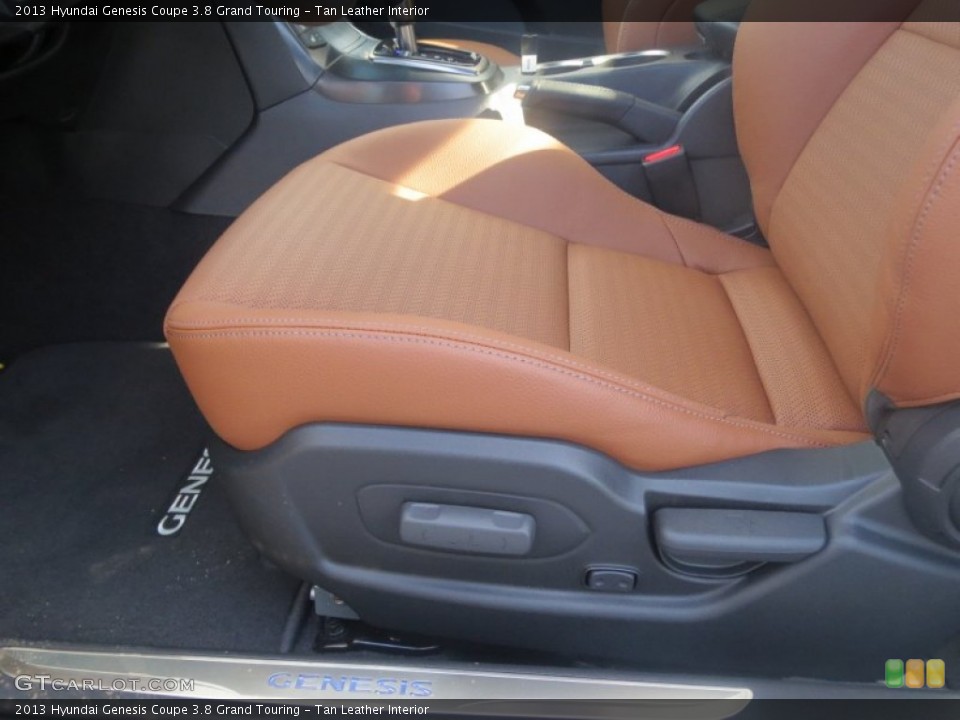 Tan Leather Interior Front Seat for the 2013 Hyundai Genesis Coupe 3.8 Grand Touring #75986642