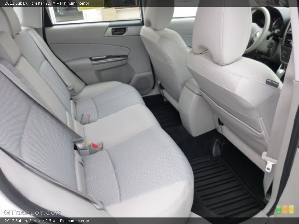 Platinum Interior Rear Seat for the 2012 Subaru Forester 2.5 X #75986758