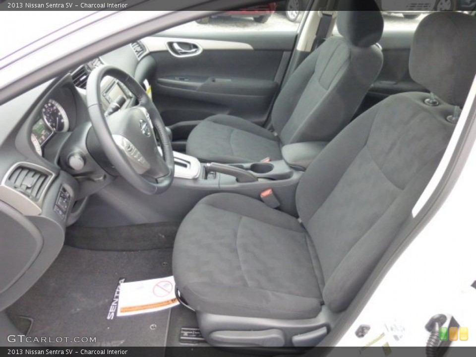 Charcoal Interior Front Seat for the 2013 Nissan Sentra SV #75987511