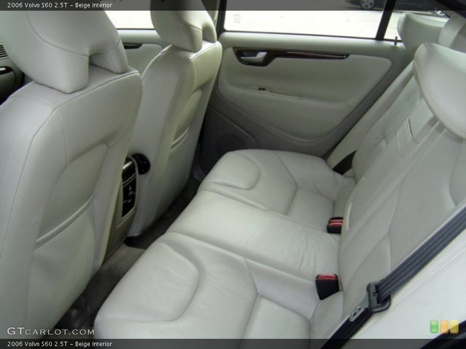 Beige Interior Rear Seat for the 2006 Volvo S60 2.5T #75988564