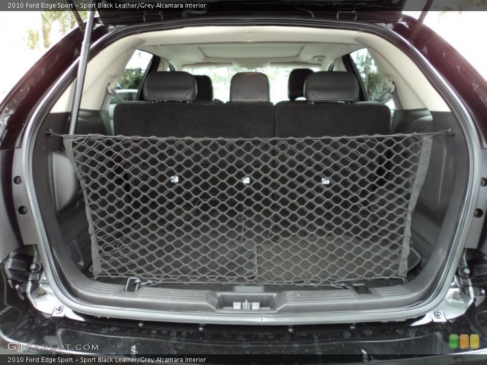 Sport Black Leather/Grey Alcantara Interior Trunk for the 2010 Ford Edge Sport #75989194
