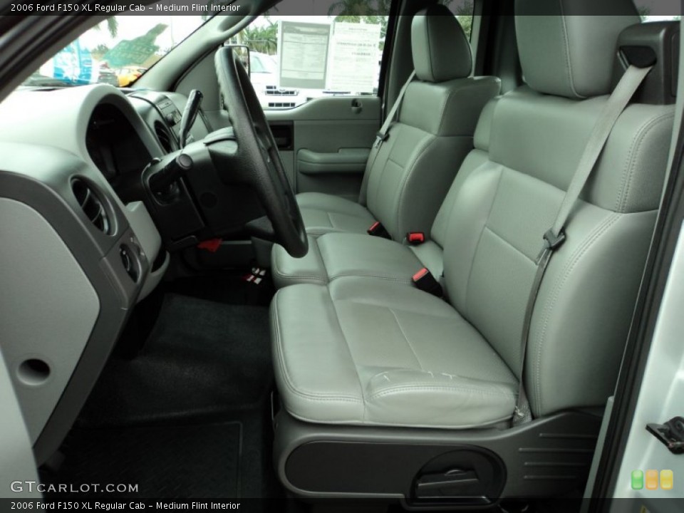 Medium Flint Interior Front Seat for the 2006 Ford F150 XL Regular Cab #75989986